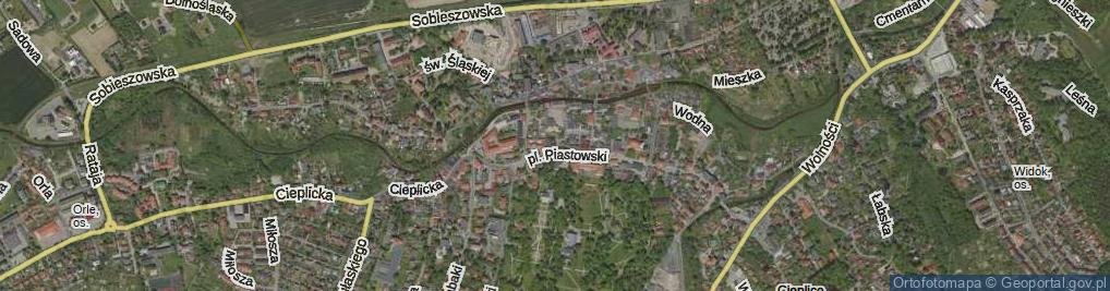Zdjęcie satelitarne Leśnicza ul.